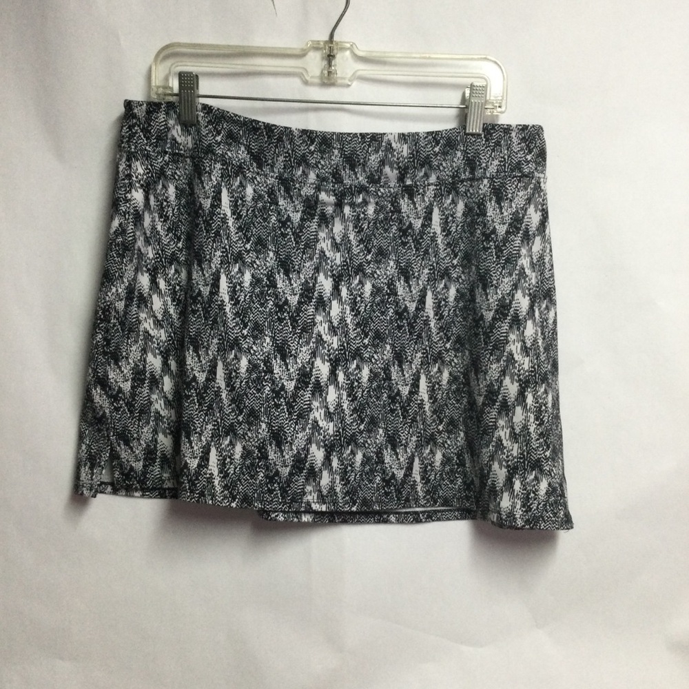 Tranquility by Colorado Clothing Black and White Skort Mini Skirt